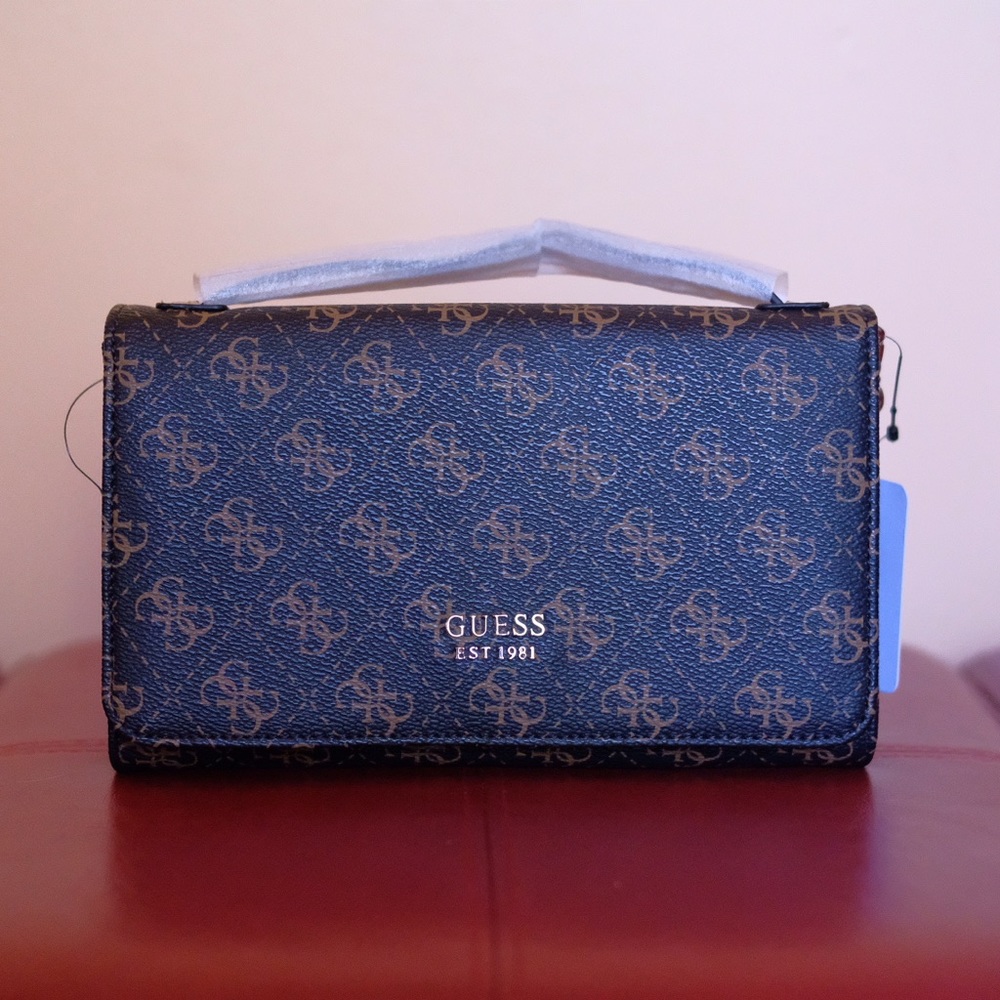 BNWT Brown Guess Kamryn Mini Purse